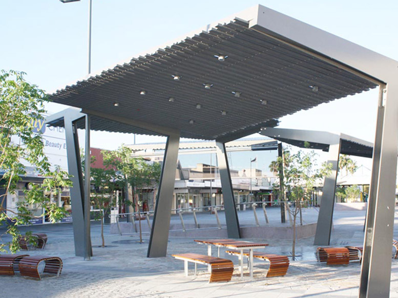 Integrated Recycled Plastic Architectural Screen