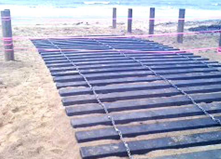 Integrated Recycled Plastic Crossover (beach ramp)